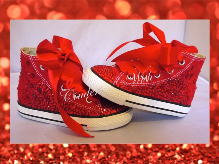 Kinder Rubin Rot Kristall Mix Zauberer Von Oz Schuhe von CindersWish