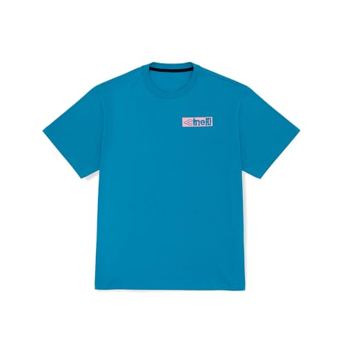 Cinelli Unisex In Bike We Trust T-Shirt, blau, L von Cinelli