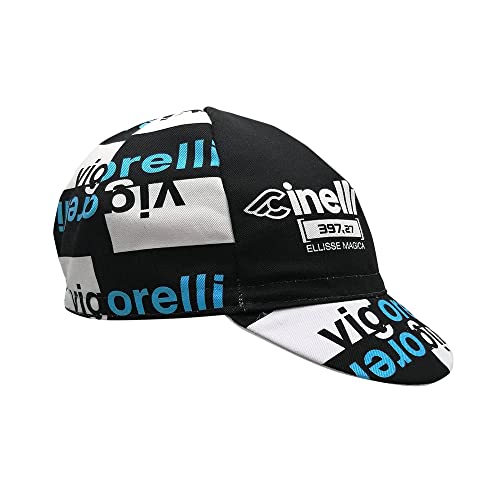 Cinelli Unisex Vigorelli Fahrradkappe, Schwarz, Einheitsgröße von Cinelli