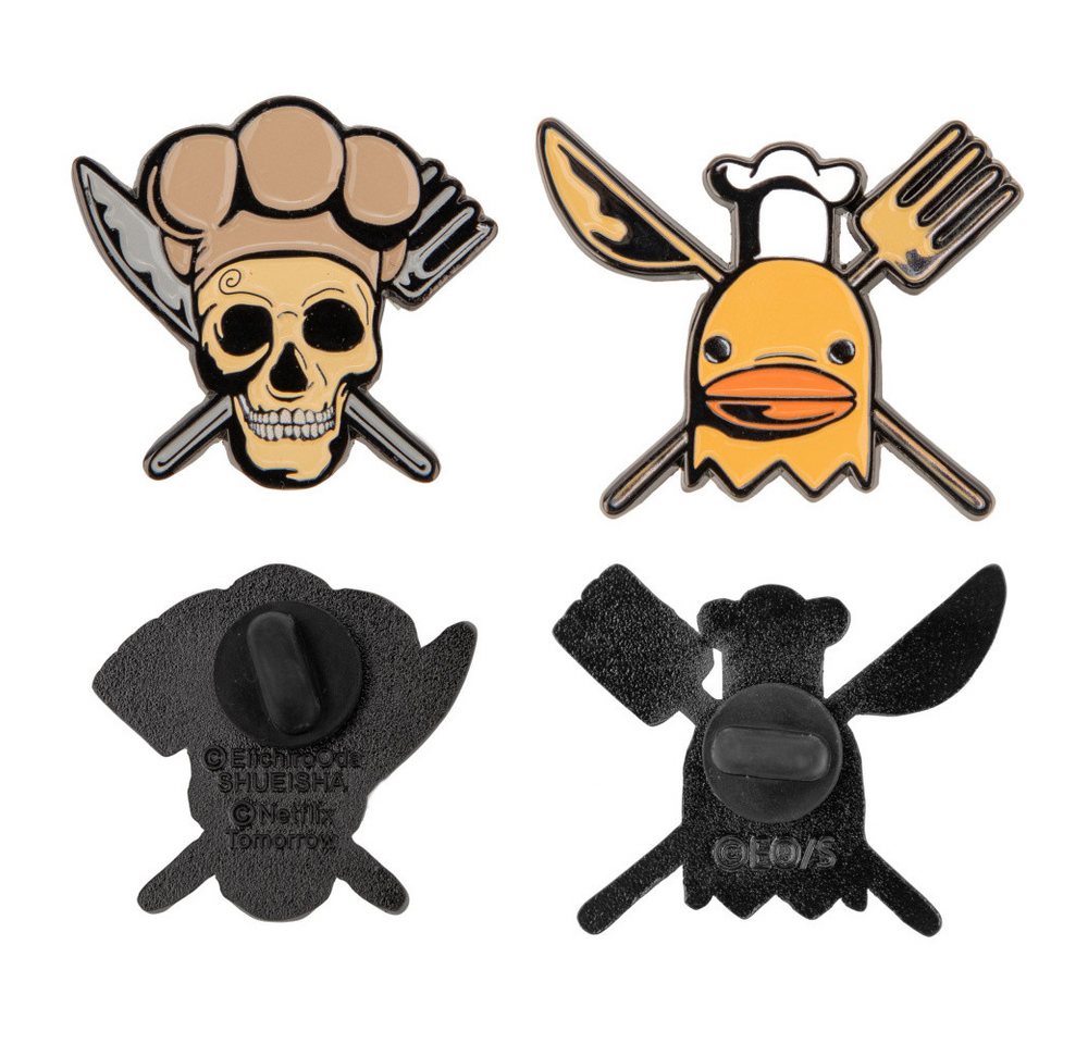 Cinereplicas Anstecknadel One Piece Ansteck-Pins 2er-Pack Sanji & Zeff von Cinereplicas