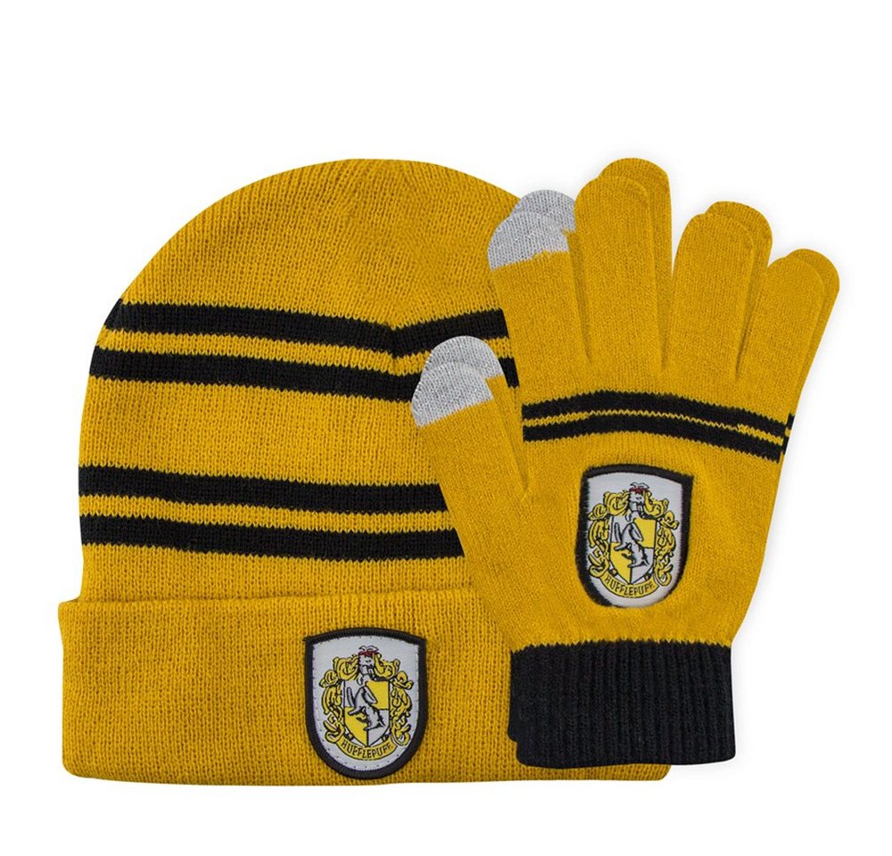 Cinereplicas Beanie Kids Beanie und Handschuh Set Hufflepuff - Harry Potter von Cinereplicas