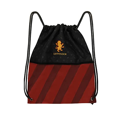 Cinereplicas Harry Potter - Gryffindor Kordelzug Tasche 39 * 34cm - Offizielle Lizenz von Cinereplicas