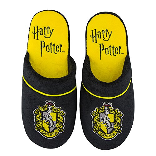 Cinereplicas Harry Potter Hausschuhe - Cuff Clog - Pillow Walk - Premium dauerhafte Qualität - Erwachsene (M/L, Hufflepuff) von Cinereplicas