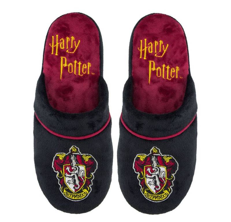 Cinereplicas Harry Potter Hausschuhe Gryffindor Größe M/L 41-45 Plüsch Hausschuhe (1-tlg) von Cinereplicas