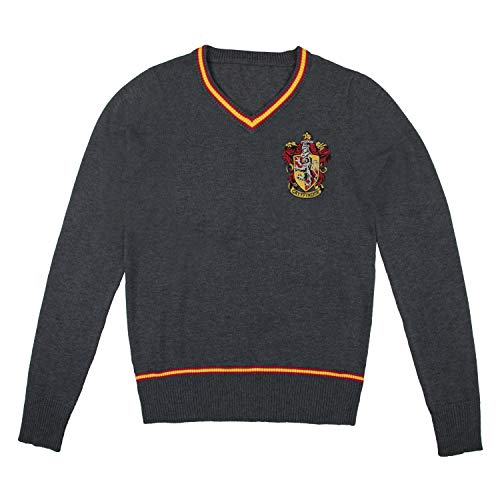 Cinereplicas Harry Potter Hogwarts V-Ausschnitt Pullover - Erwachsene & Kinder - Offizielle Harry Potter Lizenz-L-Gryffindor Cinereplicas Harry Potter Hogwarts V-Ausschnitt Pullover - Erwachsene & Kinder - Offizielle Harry Potter Lizenz-L-Gryffindor von Cinereplicas