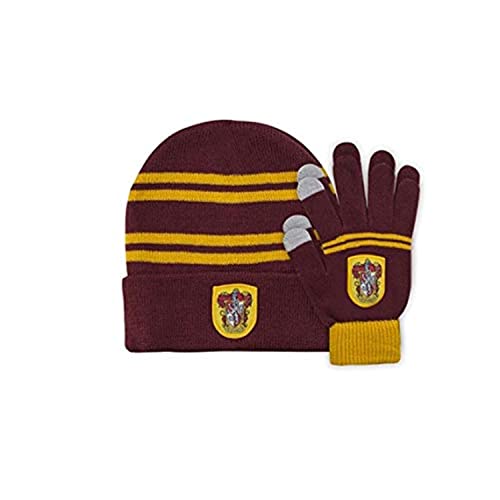 Cinereplicas Harry Potter - Set Bonnet & Gants Enfants - Licence Officielle (Rot und Gelb) von Cinereplicas