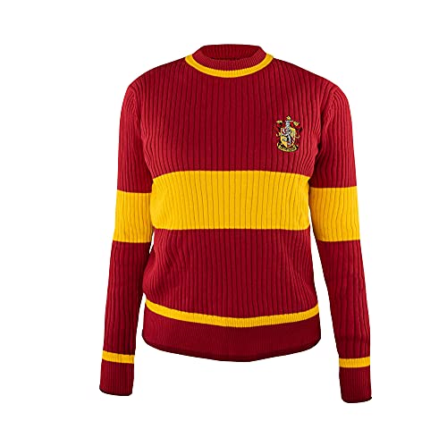 Cinereplicas Harry Potter - Quidditch-Pulli Gryffindor - XS/Kinder - Zum Personalisieren - Offizielle Lizenz von Cinereplicas