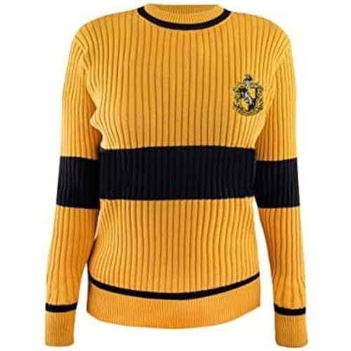 Cinereplicas Harry Potter - Quidditch-Pullover Hufflepuff - XS/Kinder - Offizielle Lizenz von Cinereplicas