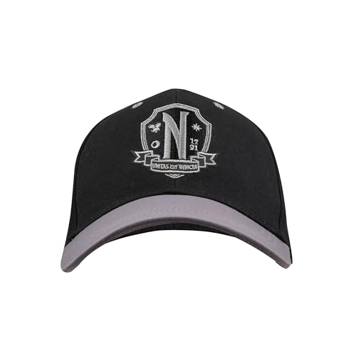 Cinereplicas Mittwoch Cap, Nevemore Academy Black, One Size von Cinereplicas