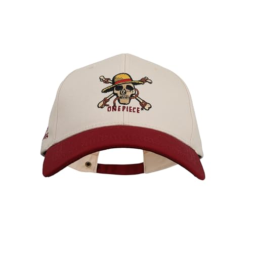 Cinereplicas One Piece – Luffy Baseballkappe – offizielle Lizenz, mehrfarbig, Mehrfarbig, 7.5 von Cinereplicas