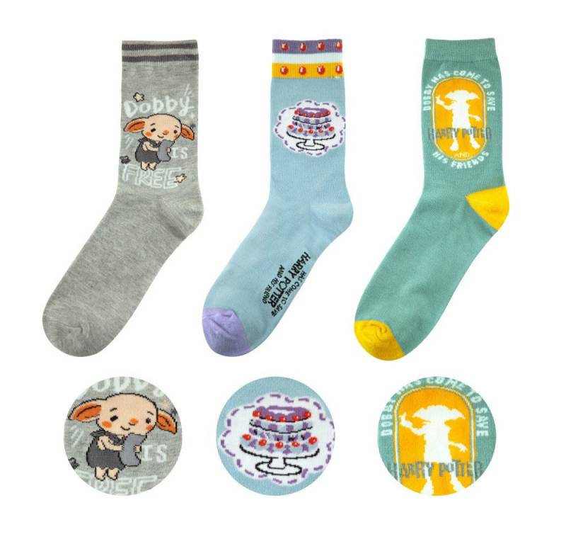 Cinereplicas Socken Harry Potter Socken 3er-Pack Dobby von Cinereplicas