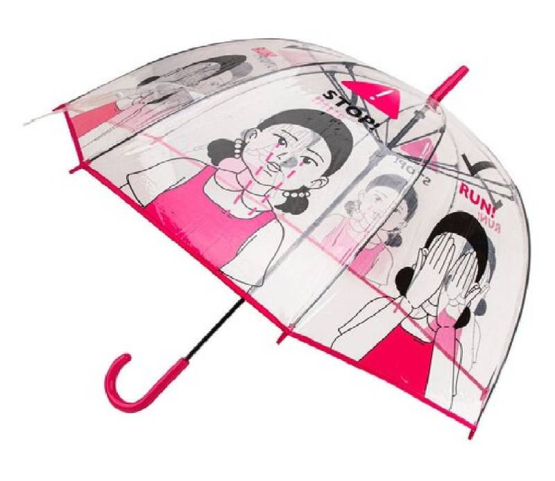 Cinereplicas Stockregenschirm Squid Game Regenschirm Red Light, Green Light von Cinereplicas