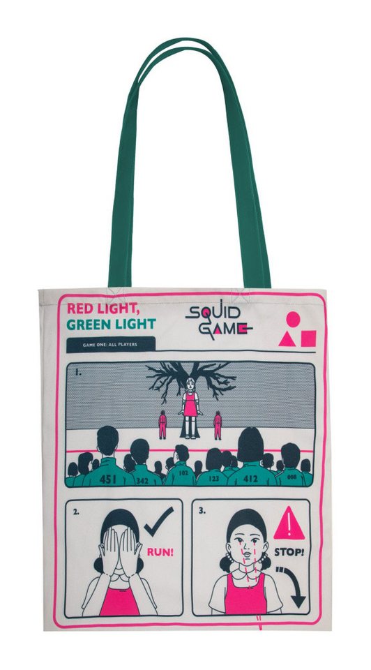 Cinereplicas Tragetasche Squid Game Tragetasche Young-hee Blue Print von Cinereplicas