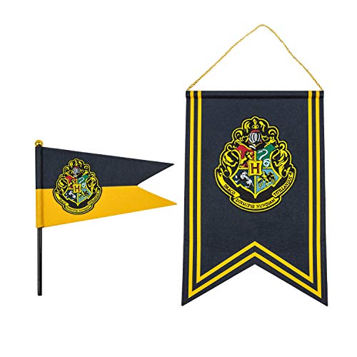 Harry Potter Offizielles Banner & Flaggenwimpel Set - 12 x 17 Zoll Harry Potter Offizielles Banner & Flaggenwimpel Set - 12 x 17 Zoll von Cinereplicas