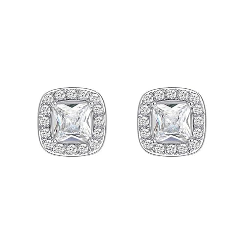 Ohrecker Silber, Cubic Zirkonia Ohrringe Ohrstecker Für Frauen Ohrringe Silber 925 Stecker Silver Studs White, S, Kupfer, Nicht Cubic Zirkonia Hypoallergen Stud Ohrecker Silber 925 Herren Für Männer Ohrecker Silber, Cubic Zirkonia Ohrringe Ohrstecker Für Frauen Ohrringe Silber 925 Stecker Silver Studs White, S, Kupfer, Nicht Cubic Zirkonia Hypoallergen Stud Ohrecker Silber 925 Herren Für Männer von Cinhaojung