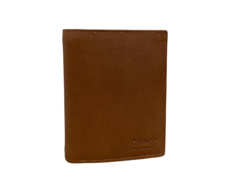 Cinino Geldbörse Terry, Lederbörse Geldbeutel Hochformat von Cinino