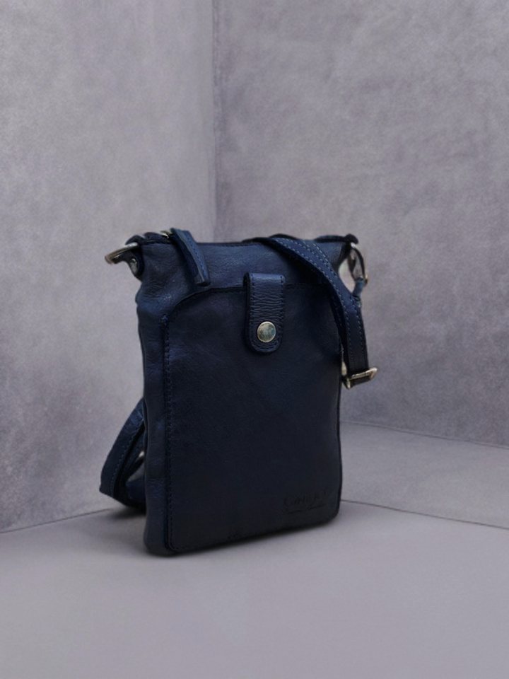 Cinino Handtasche CASSY, Washed Ledertasche Umhängetasche Handytasche von Cinino