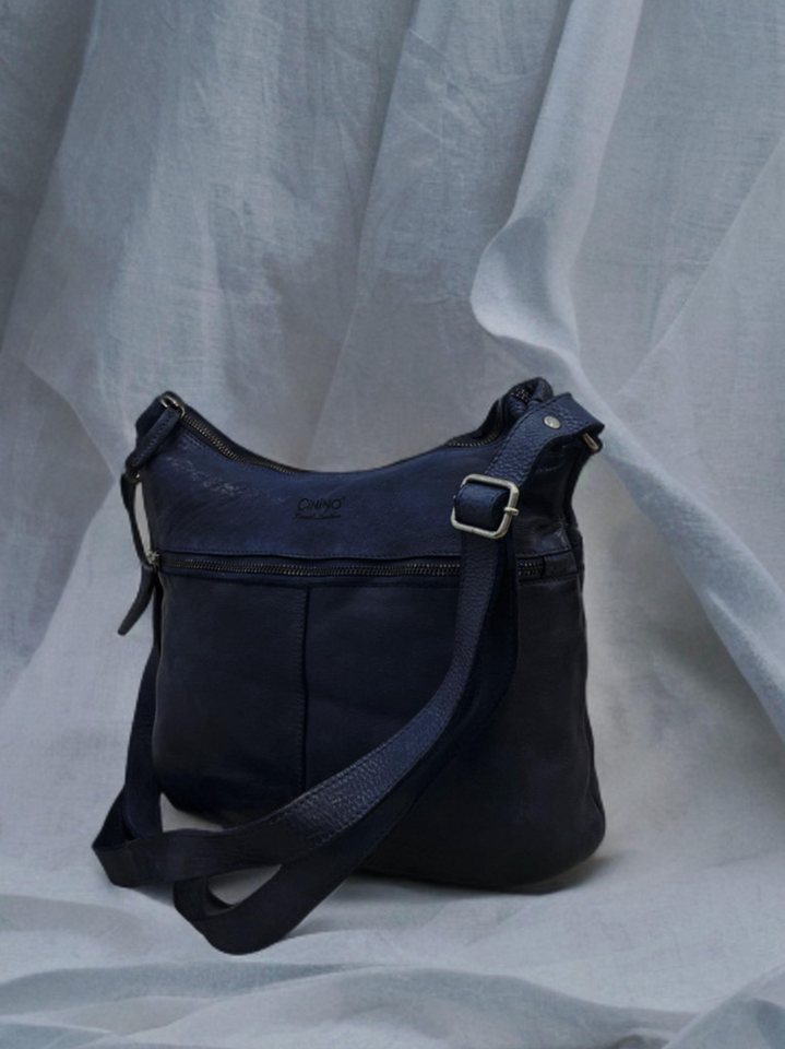 Cinino Handtasche DARLEEN, Washed Ledertasche Umhängetasche von Cinino