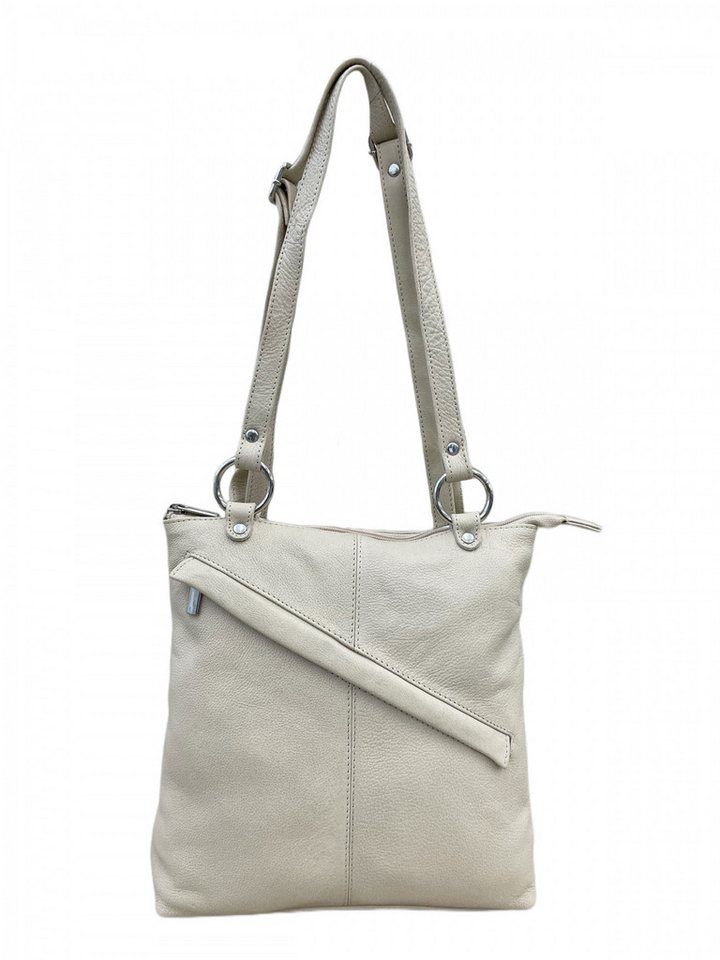 Cinino Handtasche Emily, Taschenrucksack Schultertasche Ledertasche Lederrucksack von Cinino