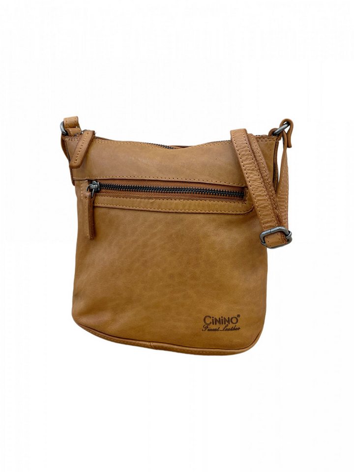 Cinino Handtasche FIONA, Washed Ledertasche Umhängetasche von Cinino