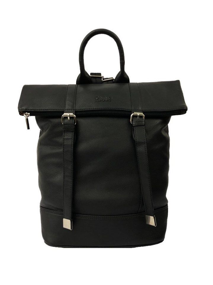 Cinino Rucksack Susan, Lederrucksack Kurierrucksack von Cinino