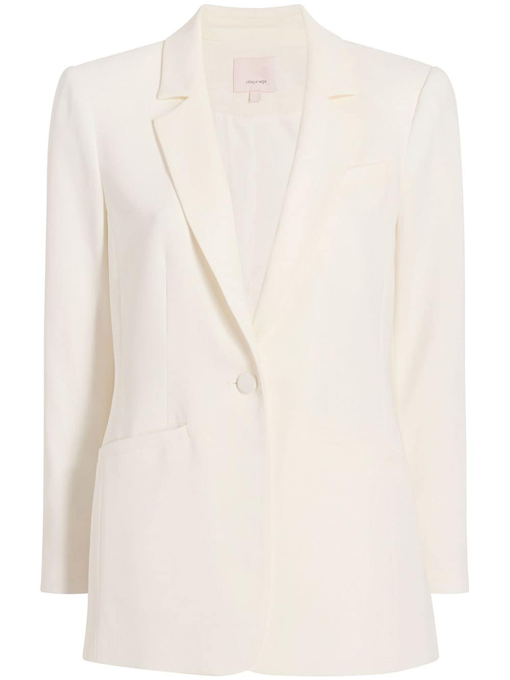 Cinq A Sept Karlie Blazer mit fallendem Revers - Nude von Cinq A Sept