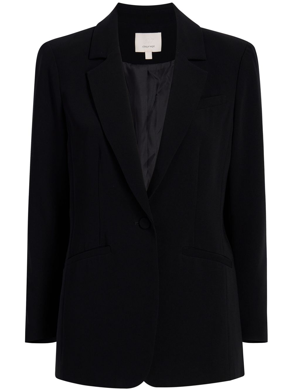 Cinq A Sept Karlie Blazer mit fallendem Revers - Schwarz von Cinq A Sept