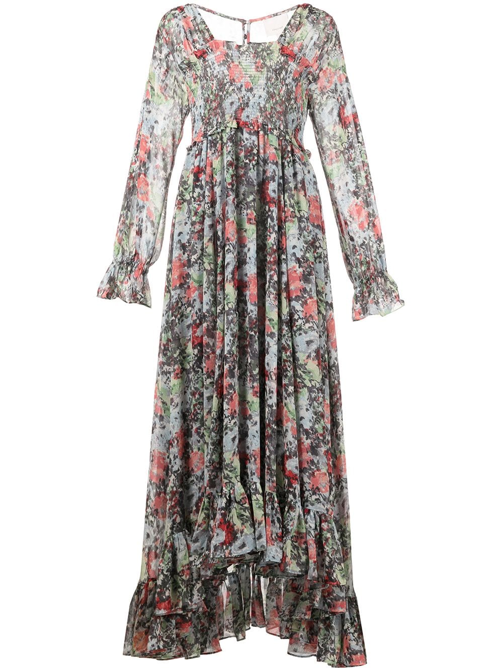 Cinq A Sept Maxikleid mit Blumen-Print - Mehrfarbig von Cinq A Sept