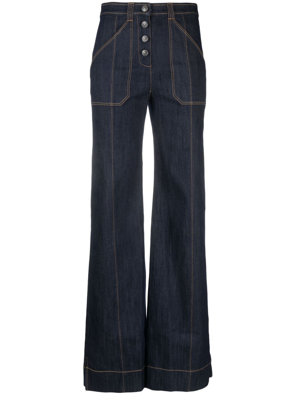 Cinq A Sept Lange Benji Jeans - Blau von Cinq A Sept