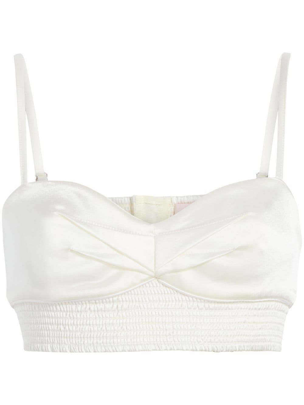 Cinq A Sept Nikola Cropped-Top - Nude von Cinq A Sept