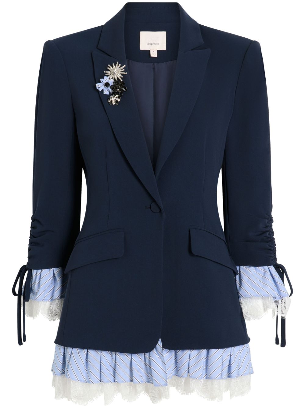 Cinq A Sept Roxie Blazer mit Einsätzen - Blau von Cinq A Sept