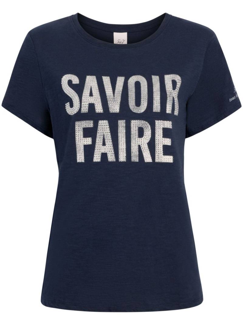 Cinq A Sept Savoir Faire T-Shirt - Blau von Cinq A Sept