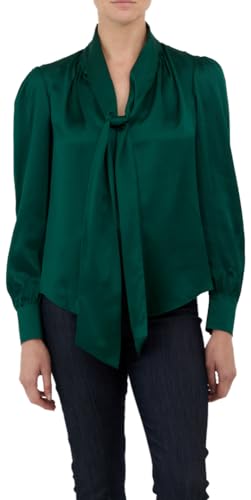 Cinq à Sept Damen Allison Top Hemd, Malachit, X-Klein von Cinq à Sept