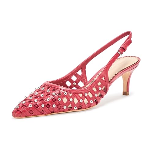 Cinq à Sept Damen-Pumps, Bordeaux, 38.5 EU von Cinq à Sept