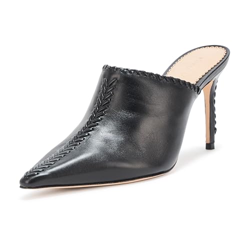 Cinq à Sept Damen Susan Whipstich Nappa Mule Sandale mit Absatz, Schwarz, 37.5 EU von Cinq à Sept