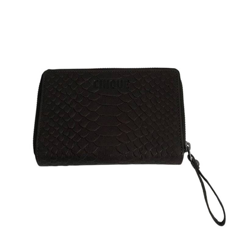 Cinque Geldbörse Leder Polyester Fiorella Dunkelbraun - 80298-8600, aus Leder, in Braun, 10 Kartenfächer, 2 Scheinfächer von Cinque