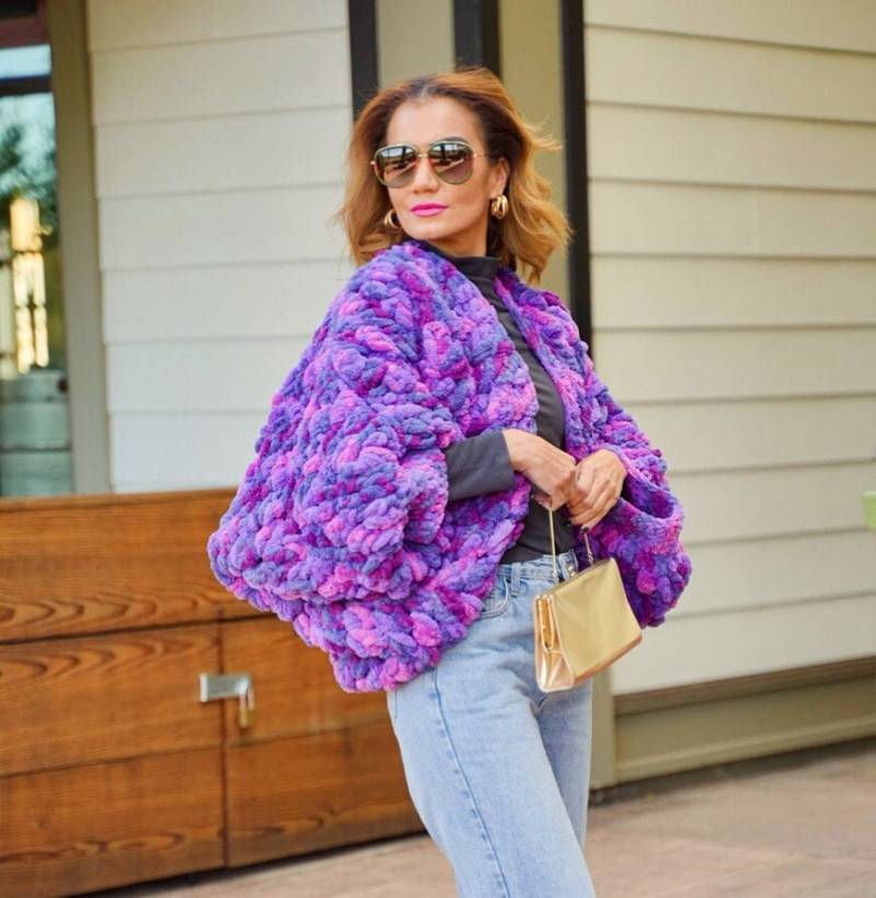 Grobstrick Strickjacke von Cinthyq
