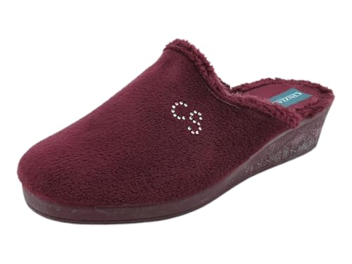 CINZIA SOFT IEA3055 Hausschuhe für Damen, bordeaux, 36 EU von Cinzia Soft