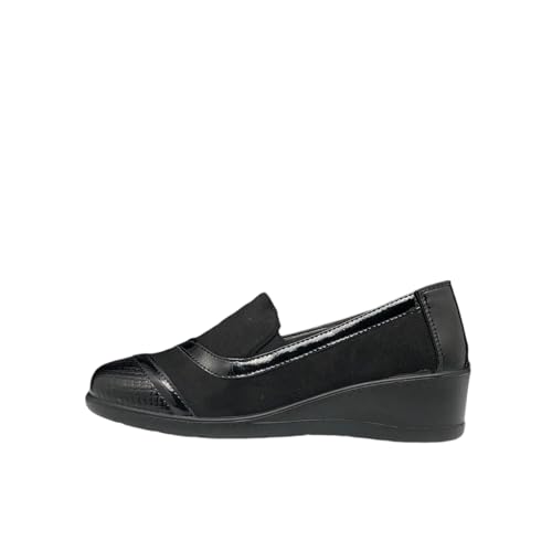 Cinzia Soft Damen-Mokassins PF104 aus schwarzem oder braunem Leder, Schwarz , 40 EU Cinzia Soft Damen-Mokassins PF104 aus schwarzem oder braunem Leder, Schwarz , 40 EU von Cinzia Soft