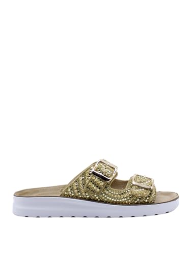 Cinzia Soft Damen-Sandalen - Platin Modell MQ422 MQ422 Leder, Platin, 38 EU Cinzia Soft Damen-Sandalen - Platin Modell MQ422 MQ422 Leder, Platin, 38 EU von Cinzia Soft