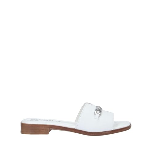 Cinzia Soft - Weiße Steckdosenleiste Art. IAF233448 001, Weiß, 38 EU Cinzia Soft - Weiße Steckdosenleiste Art. IAF233448 001, Weiß, 38 EU von Cinzia Soft