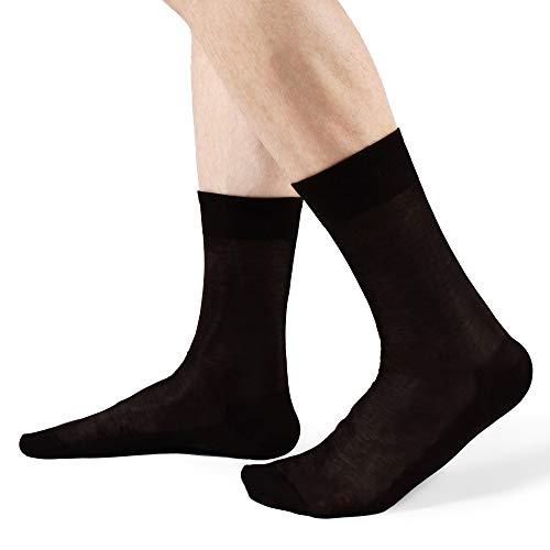 Ciocca Herren Kurzsocken Glatt in 100% Schottischer Baumwolle - 3/6 Paar - Made in Italy - Drei Größen [311/1_020_125_6] von Ciocca