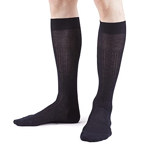 Ciocca Herren Langstrümpfe im klassischen Rippdesign aus 100% Schottischer Baumwolle - 3/6 Paar - MADE IN ITALY [350_085_105_3] von Ciocca