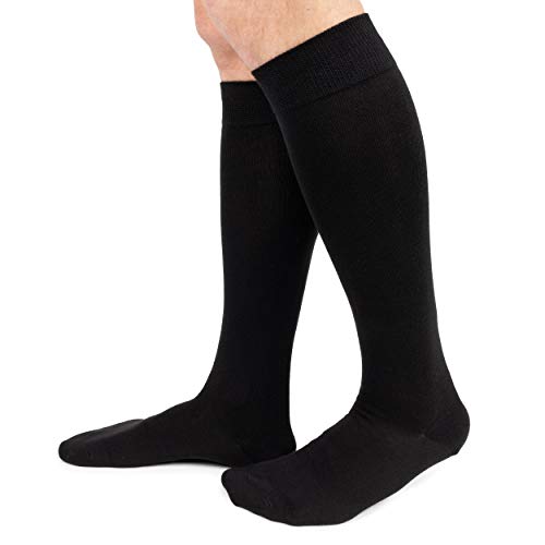 Ciocca - 6 Paar Socken für Männer - Lange, Warme, Strapazierfähige, Herrensocken, Aus gezwirnter Baumwolle, 2 Größen, Anthrazitfarben [450W_020_II_6] von Ciocca