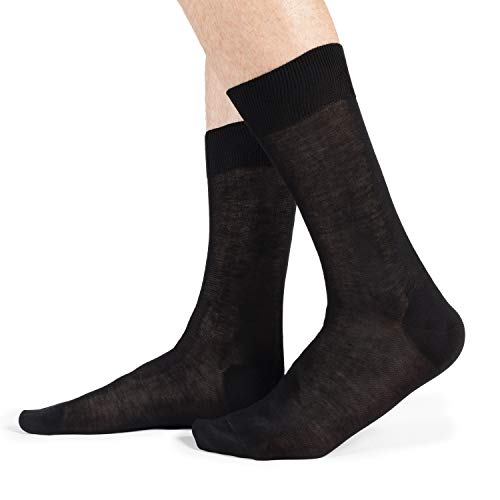 Ciocca Kurze, glatte Herrensocken aus 100% Baumwolle, Schottisches Garn - 3/6 Paar - MADE IN ITALY [753/1_020_115_6] von Ciocca