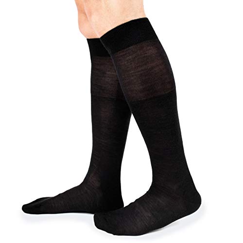 Ciocca Lange Glatte Socken Wollseide - 3/6 Paar - Made in Italy [844_020_105_3] von Ciocca