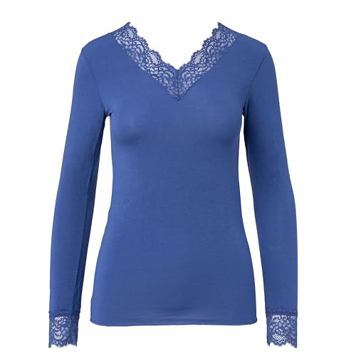 Ciocca Pura Knit Damen Kaschmir langärmelige Spitze Unterwäsche elegant warm [P0716M_COP_M_1] von Ciocca