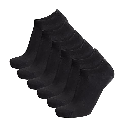 Ciocca Sneaker-Socken, Echter 100% Schottengarn-Baumwolle - Hergestellt in Italien - 6 Paar - fünf Größen [764_020_IV_6] von Ciocca