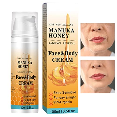 Manuka-Honig-Creme | Manuka-Honig-Feuchtigkeitscreme für das Gesicht,3,5 fl.oz Altersfleckenentferner, Feuchtigkeitscreme, Porenreduzierende Feuchtigkeitscreme für Frauen Cipliko von Cipliko