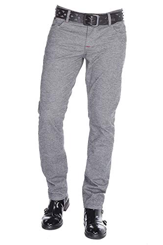 Cipo Baxx Herren Hose Jeans Denim Slim-Fit-Men Meliert Regular Basic Jeanshose Grau W31 L34 von Cipo & Baxx